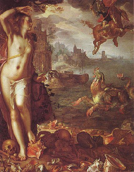 Joachim Wtewael Perseus and Andromeda France oil painting art